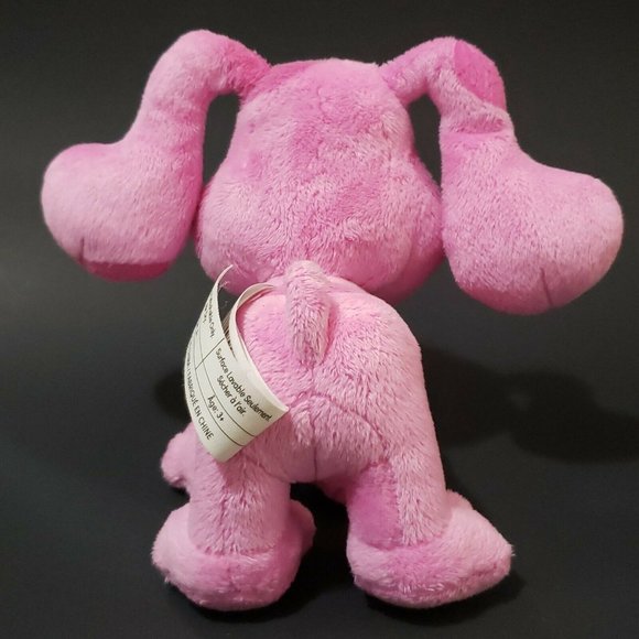 Blue's Clues Magenta Plush Pink Puppy Dog Stuffed Animal 7" - Picture 3 of 10